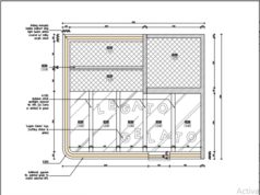 Gambar DED (Detail Engineering Design)_Gambar DED Legato Gelato Booth