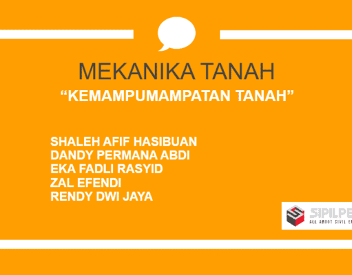MEKANIKA TANAH – KEMAMPUMAMPATAN TANAH