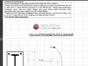CALCULATION BASE PLATE & ANCHOR