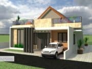 Gambar Rumah Lengkap_Gambar Konsep Rumah Tinggal 1 Lantai Ukuran 10×13 Meter