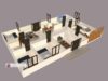 Gambar Rumah Lengkap_Gambar Denah Rumah Tinggal 1 Lantai Ukuran 16×10 Meter