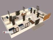 Gambar Rumah Lengkap_Gambar Denah Rumah Tinggal 1 Lantai Ukuran 16×10 Meter
