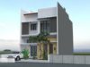 Gambar Rumah Lengkap_Gambar Konsep Rumah Tinggal 2 Lantai Ukuran 7×16 Meter
