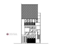 Gambar Rumah Lengkap_Gambar Kerja Rumah 3 Lantai Ukuran 7×17 Meter