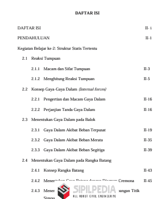 Modul Statis Tertentu
