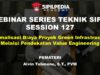 Optimalisasi Biaya Proyek Green Infrastructure Melalui Pendekatan Value Engineering