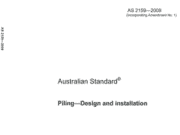 AS 2159-2009 Piling Design and Installation