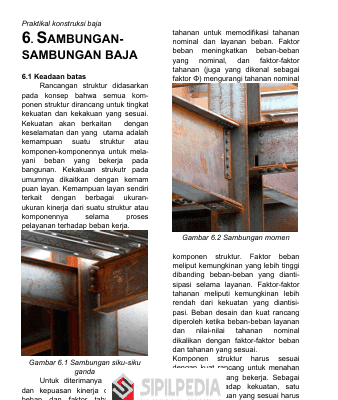 Detail Sambungan Baja