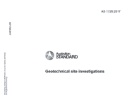 AS 1726-2017 Geotechnical Site Investigations