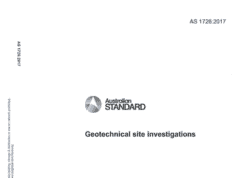 AS 1726-2017 Geotechnical Site Investigations