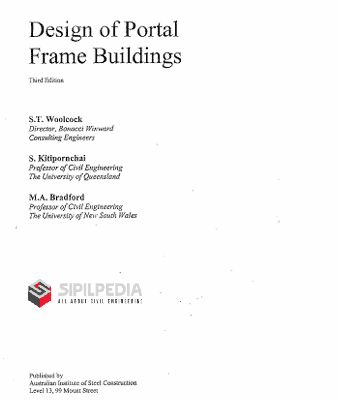 Design of Portal Frame Buildings