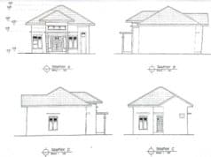 Gambar DED (Detail Engineering Design)_Gambar Kerja Rehabilitasi Sedang/Berat Rumah Dinas Para Medis dan Tenaga Medis