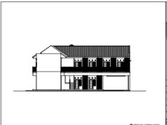 Gambar DED (Detail Engineering Design)_Gambar DED Rumah Kos 2 Lantai