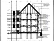 Gambar DED (Detail Engineering Design)_Gambar DED Rumah Sewa 4 lantai