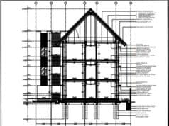 Gambar DED (Detail Engineering Design)_Gambar DED Rumah Sewa 4 lantai