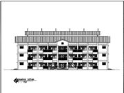 Gambar DED (Detail Engineering Design)_Gambar Perencanaan Rumah Susun Tipe 24 Pendek 3 Lantai
