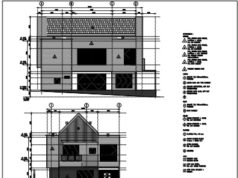 Gambar DED (Detail Engineering Design)_Gambar DED Rumah Tinggal 2 Lantai