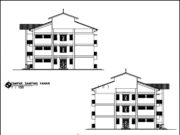 Gambar DED (Detail Engineering Design)_Gambar Perencanaan Prototipe Rumah Susun Tipe 24 Pendek 3 Lantai