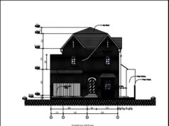 Gambar DED (Detail Engineering Design)_Gambar DED Rumah Tinggal 2 Lantai