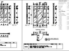 Gambar DED (Detail Engineering Design)_Gambar DED Prototipe Rumah Susun Type 24 Panjang 5 Lantai