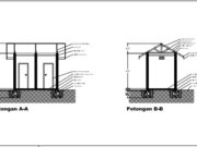 Gambar DED (Detail Engineering Design)_Gambar DED Pembangunan Toilet Umum Gereja