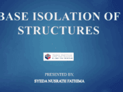 Base Isolation of Structures