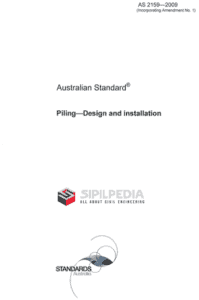 AS-2159 Piling Design and Installation | Sipilpedia