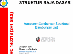 Komponen Sambungan Struktural (Sambungan Las) – Struktur Baja