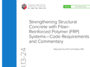 ACI CODE 440-13-24 Strengthening Structural Concrete with Fiber