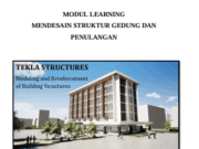 MODUL LEARNING MENDESAIN STRUKTUR GEDUNG DAN PENULANGAN