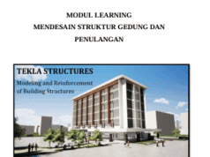 MODUL LEARNING MENDESAIN STRUKTUR GEDUNG DAN PENULANGAN