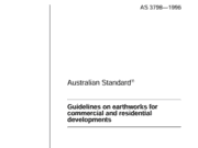 AS 3798-1996 Guidelines on Earthworks for Commercial and Residential Developments