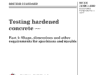 BS EN 12390-1:2000 Testing Hardened Concrete