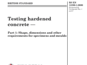 BS EN 12390-1:2000 Testing Hardened Concrete