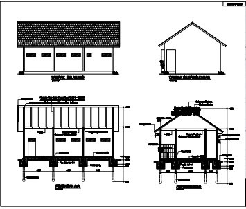 Gambar DED (Detail Engineering Design)_Gambar DED Pembangunan Gedung Gudang Obat, Pos Kemanan dan Tempat Parkir