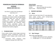 Pemodelan Struktur Dermaga dengan Midas