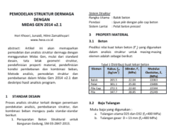 Pemodelan Struktur Dermaga dengan Midas