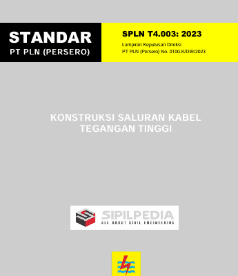 KONSTRUKSI SALURAN KABEL TEGANGAN TINGGI