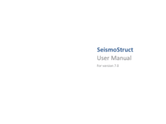 SeismoStruct User Manual