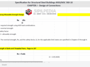 AISC Bolting Design