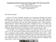 Menghitung Kebutuhan Besi pada Pekerjaan Bore Pile dan Strauss Pile