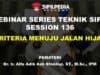 KRITERIA MENUJU JALAN HIJAU