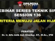 KRITERIA MENUJU JALAN HIJAU