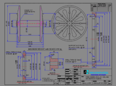 Gambar Detail Struktur dan Arsitektur_Gambar Detail Bobbin Baja dengan Gear dan Sleeve