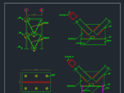Gambar Detail Struktur dan Arsitektur_Gambar Detail Elemen V-Bracing Baja