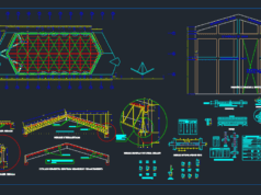 Gambar Detail Struktur dan Arsitektur_Gambar Detail Elevasi Struktur Baja Kapel