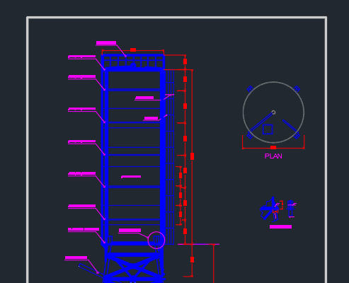 Gambar Detail Struktur dan Arsitektur_Gambar Detail Silo Baja