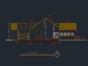 Gambar Detail Struktur dan Arsitektur_Desain Rumah Kayu Atap Jerami