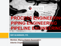 PROCESS ENGINEERING – PIPING ENGINEERING – PIPELINE ENGINEERING