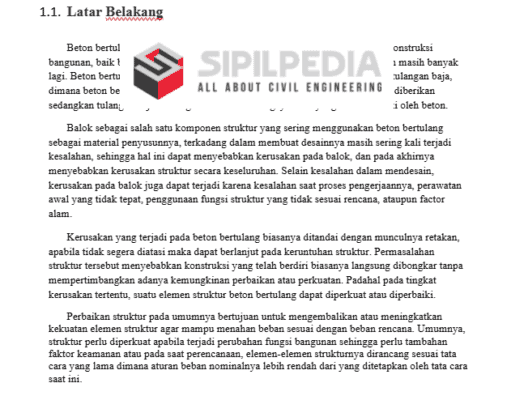 Retak dan Perbaikan Beton